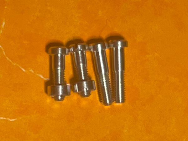 Cartridge Headshell Mounting Screws  set of 4 with Nuts