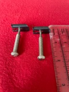 Garrard  transit locking screws and plates ( [pair) 
