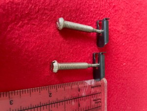 Garrard  transit locking screws and plates ( [pair) 