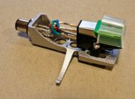 Audio Technica AT95E Cartridge Fitted to SILVER Headshell